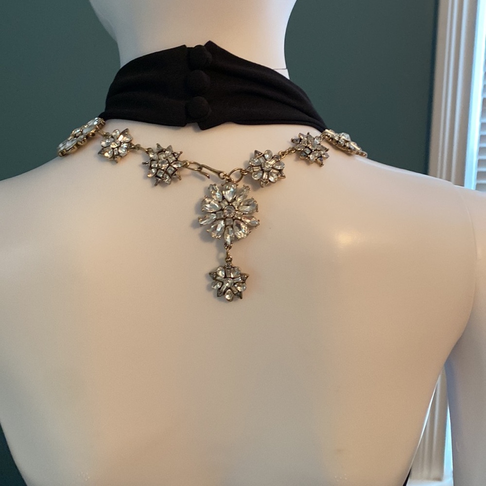 Flower Stone Statement Necklace - image 3